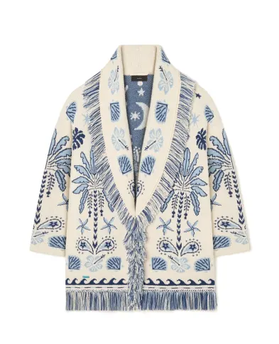 Alanui Кардиган із вовни та бавовни - Артикул: LWHB064R26KNI003OF45