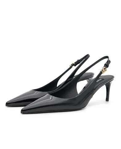 Dolce&Gabbana Слингбэки из лакированной кожи - Артикул: CG0773-A1471