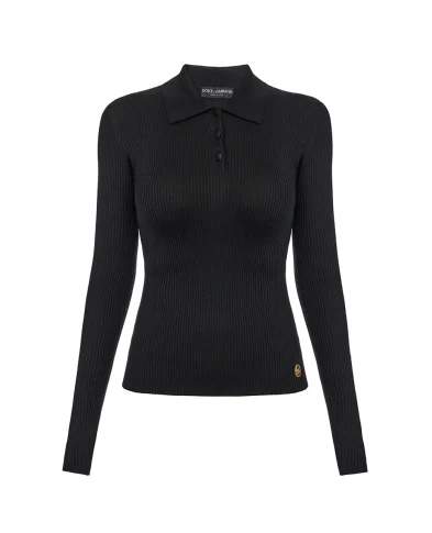 Dolce&Gabbana Рубашка-поло из кашемира - Артикул: FXZ27T-JBW0G