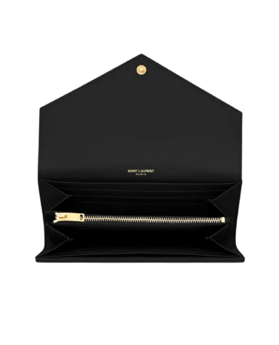 Saint Laurent Шкіряний гаманець Monogram - Артикул: 372264-BOW01