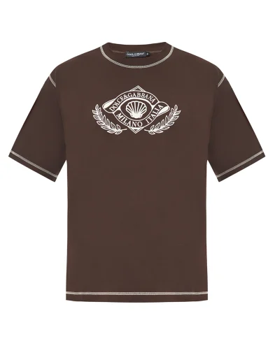 Dolce&Gabbana Футболка з принтом - Артикул: G8PN9T-G7PEC