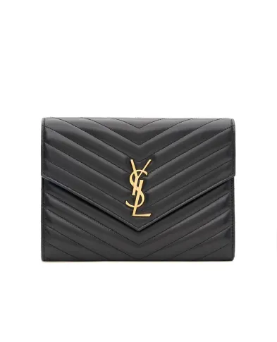 Saint Laurent Шкіряний клатч Cassandre - Артикул: 759533-AAA44
