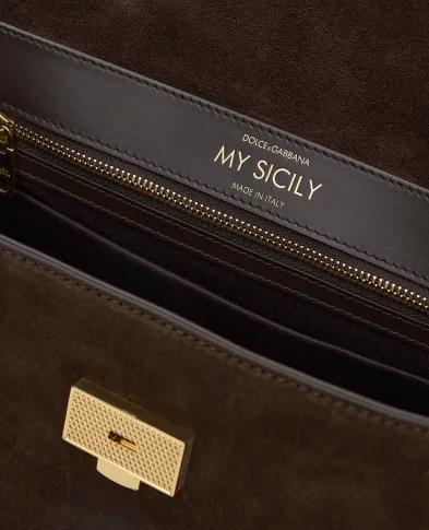 Dolce&Gabbana Сумка Sicily із замші - Артикул: BB7782-BO903