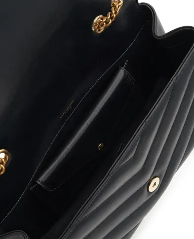 Saint Laurent Сумка из кожи Loulou Medium - Артикул: 801439-AAEAX