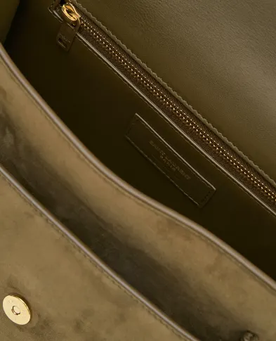 Saint Laurent Сумка NIKI из замши - Артикул: 718556-1U80W