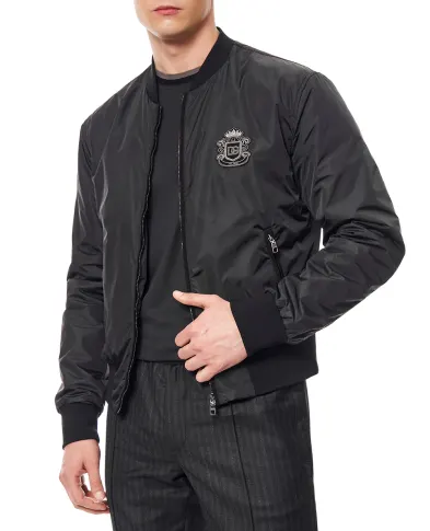 Dolce&Gabbana Бомбер с аппликацией логотипа - Артикул: G9ABPZ-GK292