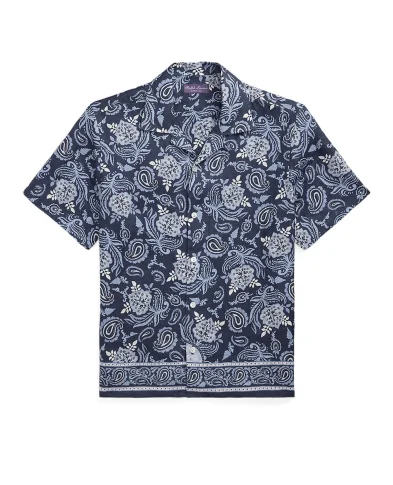 Ralph Lauren Purple Label Льняная рубашка - Артикул: 790964242001