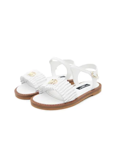 Dolce&Gabbana Детские босоножки из кожи ягненка - Артикул: D11372-A1850-L