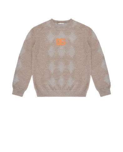 Dolce&Gabbana Детский свитер из шерсти - Артикул: L4KWH9-JDVDH-B