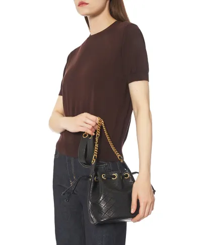 Saint Laurent Сумка зі стьобаної шкіри - Артикул: 840886-1EL07