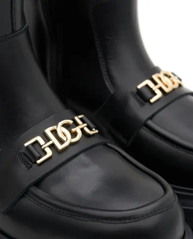 Dolce&Gabbana Дитячі шкіряні черевики - Артикул: D11328-AO227-M