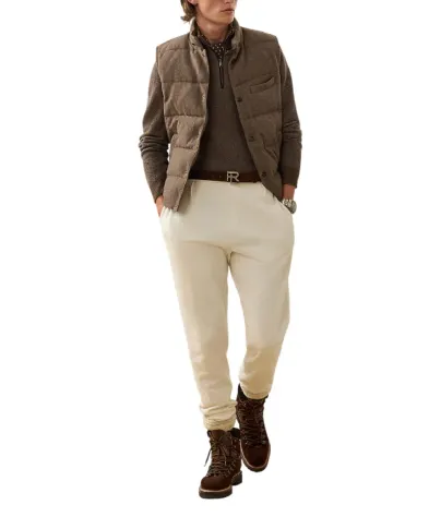 Ralph Lauren Purple Label Пуховий жилет Whitwell із вовняної суміші - Артикул: 790982907001