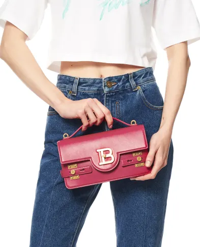 Balmain Сумка B Buzz 24 из кожи - Артикул: GN1DA828LSLX