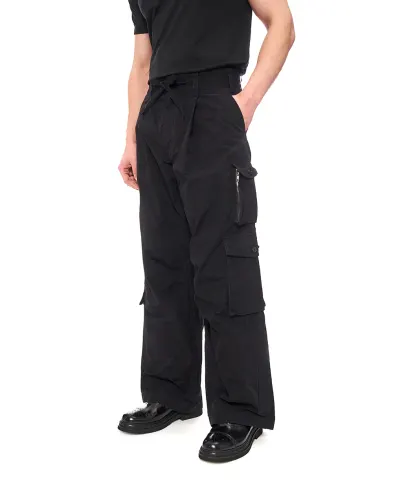 Dolce&Gabbana Штани карго з фаю - Артикул: GP15UT-HUMS8