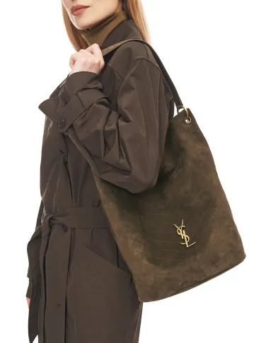 Saint Laurent Сумка NIKI из телячьей замши - Артикул: 844346-1U807