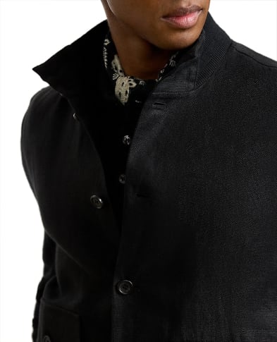 Ralph Lauren Purple Label Кардиган із шовку та льону - Артикул: 790973319002