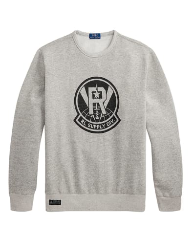 Polo Ralph Lauren Флисовый свитшот с графическим принтом - Артикул: 710P04866001