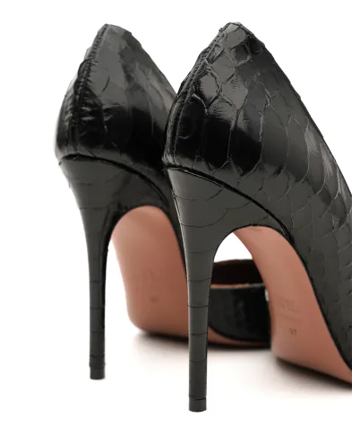 Paris Texas Туфлі Vera з тисненням під шкіру пітона - Артикул: PX1854-XPTAC