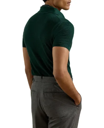 Ralph Lauren Purple Label Бавовняний светр з короткими рукавами - Артикул: 790957779001