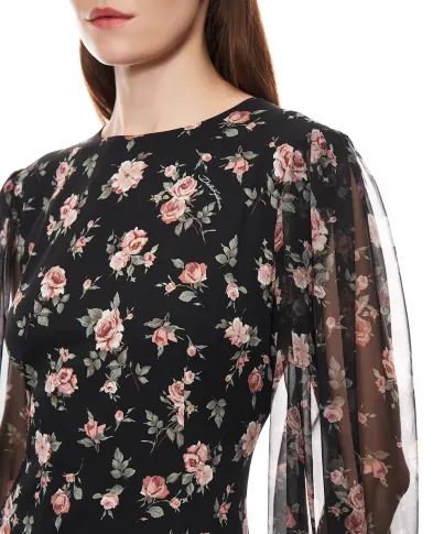 Dolce&Gabbana Сукня з принтом із шовку - Артикул: F611DT-FSA8C