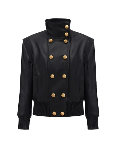 Balmain Кожаная куртка - Артикул: DF0TH275LC62