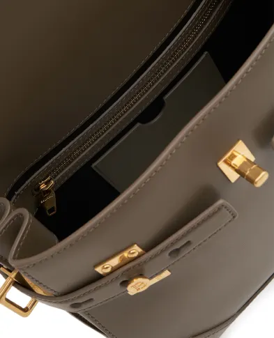 Balmain Кожаная сумка B-Buzz 23 - Артикул: FN1DB526LSLX