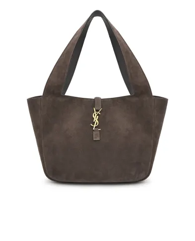 Saint Laurent Сумка-тоут Le 5 À 7 Bea з телячої замші - Артикул: 763435-008IW