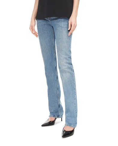 Saint Laurent Джинси з ефектом потертості - Артикул: 807142-Y11CH