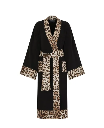 Dolce&Gabbana Халат з махрової бавовни - Артикул: TCF010-TCAGO