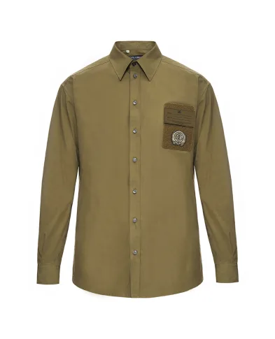 Dolce&Gabbana Рубашка с нашивкой логотипа - Артикул: G5OE4Z-FUFN9