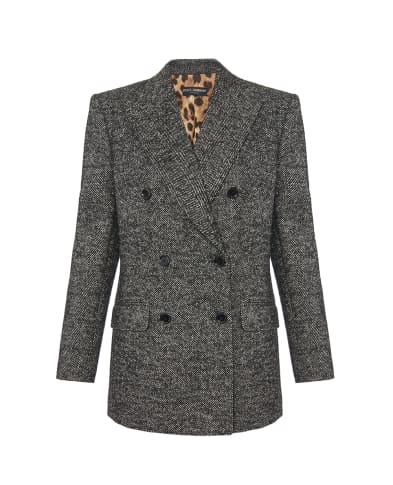 Dolce&Gabbana Двубортный жакет из шерсти - Артикул: F293DT-FCZAF