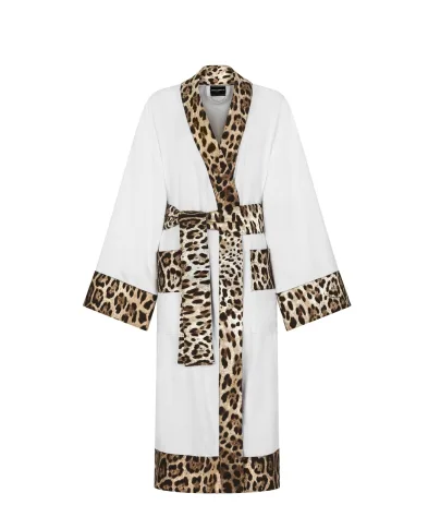 Dolce&Gabbana Халат з махрової бавовни - Артикул: TCF010-TCAGO