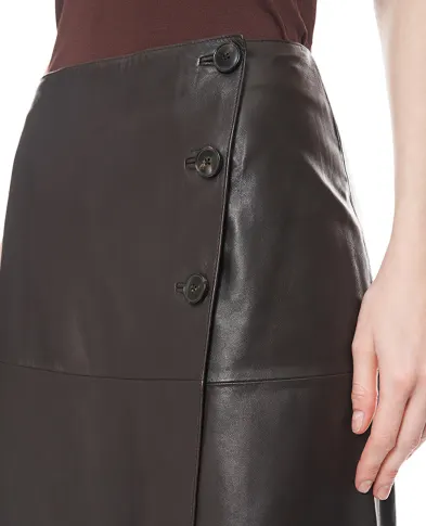 Yves Salomon Юбка из овечьей кожи - Артикул: 26EYJ22376APXX