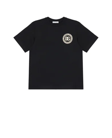 Dolce&Gabbana Детская футболка с аппликацией - Артикул: L4JTHU-G7P1P-S
