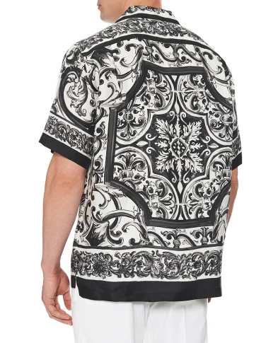 Dolce&Gabbana Сорочка Hawaii з шовку - Артикул: G5JH9T-HI1S6