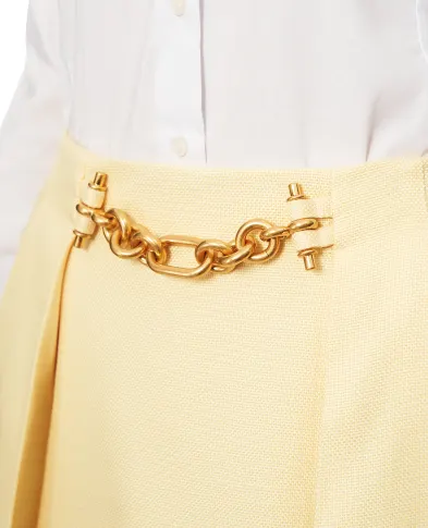 Balmain Спідниця пліссе - Артикул: GF1LBB34VI58