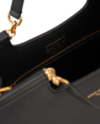 Dolce&Gabbana Кожаная сумка Sicily Small - Артикул: BB7728-B7321