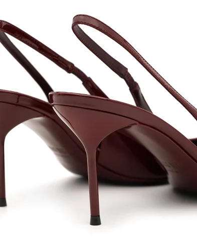 Paris Texas Туфлі-слінгбеки Lidia з лакованої шкіри - Артикул: PX1635-XVN01