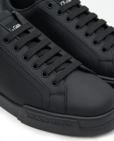 Dolce&Gabbana Шкіряні кеди Portofino - Артикул: CS2332-A1065