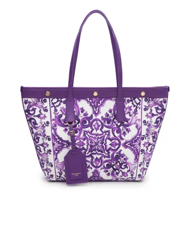 Dolce&Gabbana Сумка-тоут з принтом Maiolica - Артикул: BB7826-AN220