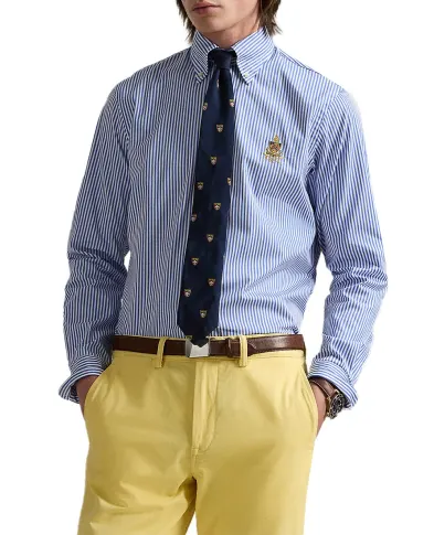 Polo Ralph Lauren Сорочка в смужку Crest - Артикул: 710965413001