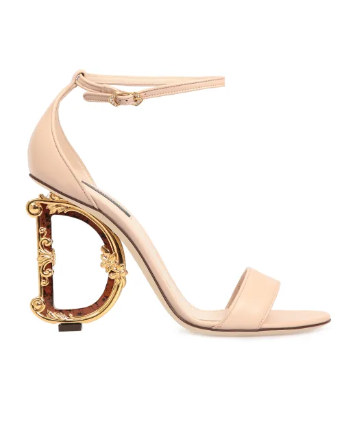 Dolce&Gabbana Кожаные босоножки Baroque DG - Артикул: CR0739-AV967