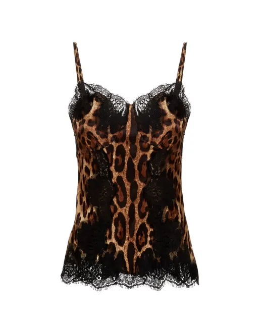 Dolce&Gabbana Шелковый топ - Артикул: F72K9T-FSAXY