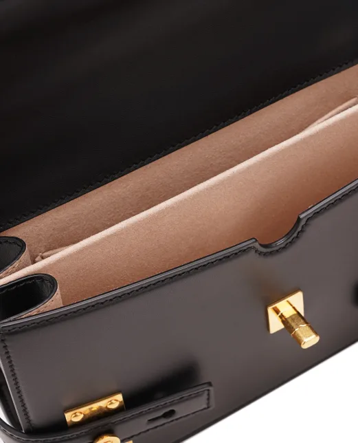 Balmain Кожаная сумка B-Buzz Shoulder 24 - Артикул: DN1DA828LAVE
