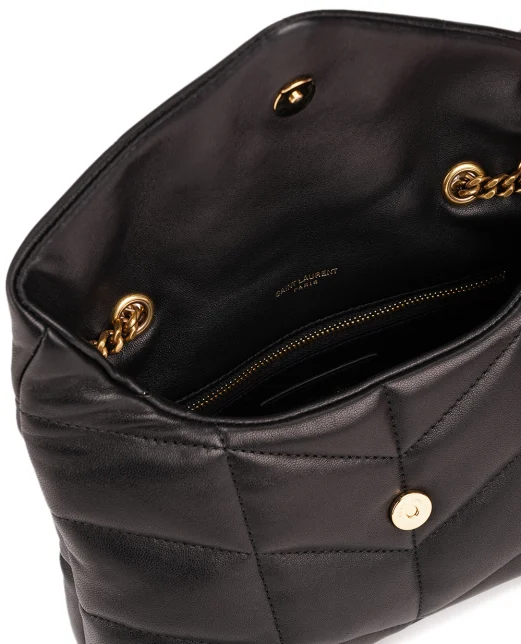 Saint Laurent Шкіряна сумка Loulou Puffer Toy - Артикул: 759337-1EL07