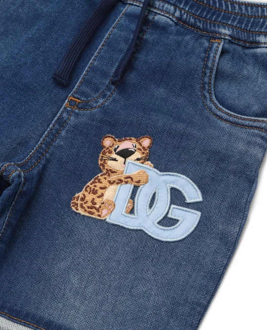 Dolce&Gabbana Детские джинсовые шорты - Артикул: L1JQO0-G7HX4