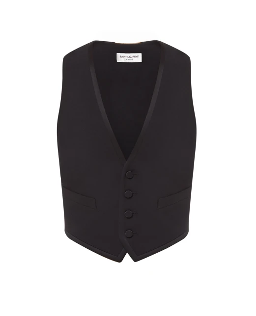 Saint Laurent Шерстяной жилет - Артикул: 647510-Y512W
