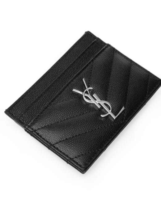 Saint Laurent Шкіряна візитниця - Артикул: 423291-BOW02