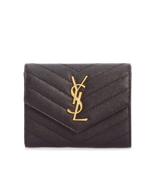 Saint Laurent Кожаный кошелек - Артикул: 403943-BOW01