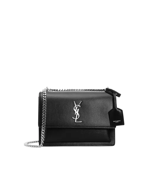 Saint Laurent Кожаная сумка Sunset Medium - Артикул: 442906-D420N-